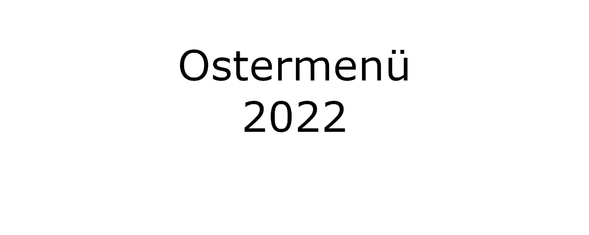 Ostermenü 2022 Header