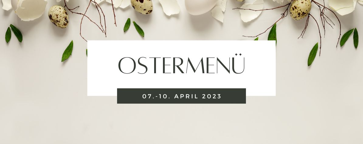 Ostermenü Banner 2023 Hotel Restaurant in Baesweiler